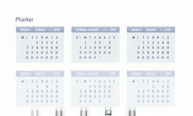 A calendar showing a full year.